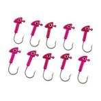 Jighead - Zoka - Kurşunlu Olta İğnesi - (Xh-A 06) - Pembe - 8 Gr - 10 Adet