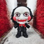 Jigsaw Figür | 13 cm 3D Baskı Korku Filmi Koleksiyon Biblosu | Pla | Dekoratif Mini Heykel