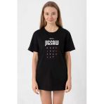 Jigsaw Game Isn_t Over Yet Siyah Kadın Oversize Tshirt