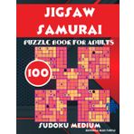 Jigsaw Samurai Sudoku Book for Adults Medium: 100 Medium Jigsaw Samurai Sudoku Puzzles – A Perfect Puzzle Challenge!