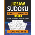 Jigsaw Sudoku for Adults Easy/Medium Difficulty Vol 2: Brain-Boosting Logic Fun with a Twist! (Sudoku Easy to Medium Collection)