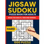 Jigsaw Sudoku Master: 1000 Hard Irregular 9x9 Puzzles for Adults: Advanced Sudoku Jigsaw Puzzle Book Featuring Geometry Number Place