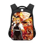 Jilijia Anime Agatsuma Zenitsu Sırt Çantası Tomioka Giyuu Kamado Nezuko Okul Çantası Karikatür Karakter Kanvas Çanta Anime Yürüyüş Çantaları Seyahat Çantası Öğrenciler için Hediyeler, Himejima