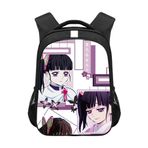 Jilijia Anime Agatsuma Zenitsu Sırt Çantası Tomioka Giyuu Kamado Nezuko Okul Çantası Karikatür Karakter Kanvas Çanta Anime Yürüyüş Çantaları Seyahat Çantası Öğrenciler için Hediyeler, Kanao Tsuyuri,