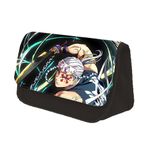 Jilijia Anime Kochou Shinobu Kamado Tanjiro kalem kutusu karikatür kalem çantası Tomioka Giyuu Kamado Tanjiro Kanroji Mitsuri kalem kutusu kozmetik çantaları kırtasiye çantası, 3 yazın, 22x13x7.5cm