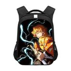 Jilijia Anime Kochou Shinobu sırt çantası Tomioka Giyuu/Kamado Nezuko karikatür okul çantası karikatür karakter kanvas çanta Anime yürüyüş çantaları seyahat çantası moda çanta, Agatsuma Zenitsu,