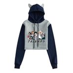 Jilijia Fairy Tail Hoodie Sweatshirt Lucy/Toga Himiko/Midoriya Izuku/Asui Tsuyu Anime Kapşonlu Academia MHA Sweatshirt Kedi Kulakları Manga Karikatür Hoodies, 3 yazın, XXL