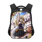 Jilijia FAIRY TAIL sırt çantası Anime Natsu Dragneel Lucy Heartfilia Schoolbag Gurei Soruju karikatür çanta seyahat çantası yürüyüş çantası Bookbag hediyeler öğrenciler için, yazın 9, 44x30.5x16cm