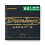 Jim Dunlop Dunlop Fosfor Light Akustik Gitar Telleri DAP1047J (12'li Paket)