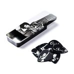 Jim Dunlop Jimi Hendrix Silver Portrait 6lı Pena Seti (Heavy)