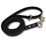 JIM HODGES DOG TRAINING Sakızlı Köpek Tasması, Biothane, Köpek Eğitim Tasması, ABD'de Üretildi, 4 Ayak, Çeşitli Boyutlar ve Renkler (5/8, Siyah)