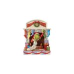 Jim Shore Dr. Seuss Grinch Şömineden Zirveye Çıkan Heykelcik 14 cm - standart
