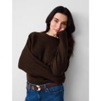 Jimmy Key Kahverengi Uzun Kollu Bisiklet Yaka Triko Kazak - XL