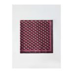 Jimmy Key Pembe Geometrik Desenli Dokuma Eşarp