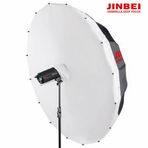 JINBEI Deep Focus 105cm Siyah & Gümüş (Dış Diffuser Bezli) Şemsiye