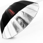 Jinbei Deep Focus 130 cm Siyah & Gümüş Şemsiye