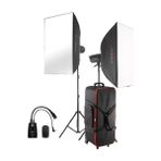 JINBEI DPE- 600w/s Kit 2 li Paraflaş Set