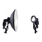 Jinbei QZ-40 Beauty Dish ET-1 Tepe Flaş Taşıyıcı Adaptör Seti