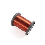 JINGERL 0.38mm 0.41mm 0.44mm 0.47mm 0.49mm QZ-2/130 Emaye Bakır Tel Manyetik Emaye Bobin Telleri Sarma Mıknatıs Kablosu Poliüretan (Color : 0.47mm, Size : 50meters)