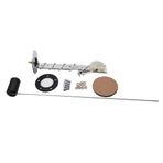 JINGERL 2 "52mm Yakıt Seviyesi Gösterge Araç Ölçer Yakıt Şamandıra Sensörü Siyah Jant Otomotiv Göstergeleri 12V 240-33OHM Yağ YAKILI Seviye Gösterge Kabuğu (Color : Sensor)