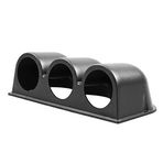 JINGERL 5 2 mm Gösterge 12V Su Sıcaklık Yağ Sıcaklık Gösterge Yağ Pres Yakıt Voltları Gösterge Hava Yakıt Oranı Boost Egzoz Temp Aracı Ölçer Siyah Kabuk (Color : 3 holder)