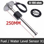 JINGERL Araba Yakıt Seviye Sensörü 0~190 Ohm Yakıt Göstergesi Ile 150 200 250 300 350 Mm Yakıt Gönderme Birimi (Colore : 250MM Sensor)