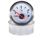 JINGERL Araba Yakıt Seviye Sensörü 0~190 Ohm Yakıt Göstergesi Ile 150 200 250 300 350 Mm Yakıt Gönderme Birimi (Colore : Only gauge WS)