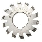 JINGERL M1.25modulus PA20 Derece NO.1-NO.8 8 parça/Set HSS Dişli Kesiciler (Renk: NO 3 Delik 22 mm)