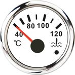 JINGERL Su geçirmez 52MM Göstergesi 0-190ohm Kanalizasyon/Su/Yakıt Seviye Göstergesi Yağ Sıcaklık Göstergesi Basınç Alarmlı Tekne Araba Voltmetre (Colore : Water temp WS)