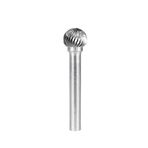 JINGERL Tek Kesici Döner Törpü 6 mm Şaft Tungsten Karbür Çapaklar Tip D Freze Kesici Ağaç İşleme Oyma Aleti için (Renk: 8x7 mm)