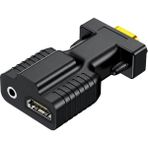 Jinghua HDMI - VGA Dönüştürücü Adaptör Kablo, 1080P Full Hd Görüntü ve 3.5mm Ses Destekli Çevirici, Laptop Pc Oyun Konsolu Monitör Tv Projektör Uyumlu, Tak Çalıştır Z125
