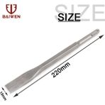 jingliang Shop B 220X12MM Elektrikli Çekiç Matkap Uçları Sds Plus Nokta Yiv Oyma Düz Keski Döner Çekiç Uçları Duvar Beton Delme Aletleri (Yurt Dışından) - Gümüş