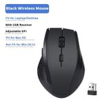 Jingyi 2.4 Ghz Kablosuz Fare Gamer Bilgisayar Pc Oyun Faresi USB Alıcısı ile Dizüstü Bilgisayar Aksesuarları Windows Win 7/2000/XP/VISTA/98 (Yurt Dışından) - Renkli