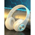Jingyi Bluetooth Kulaklık Kulak Üstü, 60 Saat Çalma Süresi Katlanabilir Hafif Kablosuz Kulaklık Hi-Fi Stereo, Dahili Hd Mikrofonlu Bas Ayarlanabilir Kulaklık, Fm, Pc/ev Için Sd/tf (Beyaz) (Yurt Dışından)