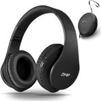 Jingyi Bluetooth Kulaklık Kulak Üstü, Katlanabilir Kablosuz ve Kablolu Stereo Kulaklık Mikro Sd/tf, Cep Telefonu, Pc Için Fm, Yumuşak Kulaklıklar ve Uzun Süreli Kullanım Için Hafif (Siyah) (Yurt Dışından)