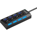 Jingyi USB Hub Hub USB Adaptörü Çoklu Bağlantı Noktaları Güç Adaptörü Kullanın Extensor USB 2.0 Pc Bilgisayar Aksesuarları Dizüstü Bilgisayar Için USB Anahtarı (Yurt Dışından)