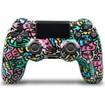 Jingyi Wireless Game Controller For P4/pro/slim/pc 800MAH Rechargeable Game Controller With Dual Vibration/game Joystick/headset Jack/six-Axis Sensor P4 Controller Wireless (Green) (Yurt Dışından)