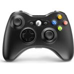 Jingyi Xbox 360 Için Kablosuz Kumanda, 2.4ghz Gamepad Joystick Kablosuz Kumanda Xbox 360 ve Pc Windows 7,8,10,11 ile Uyumlu Alıcı ile (Siyah) (Yurt Dışından)