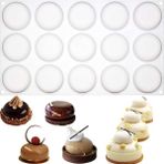Jingyikeji Mus Kek Pişirme Için Taş Silikon Kalıplar, Şeker Pasta Için 3D Silikon Pişirme Kalıp Tepsisi Çikolata Trüf Cupcake Jöle Kurabiye Puding Kek Dekorasyon Kalıbı, Taş Şekli (15-Cavity) (Yurt Dışından)