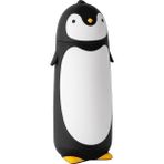Jingyikeji Penguen Paslanmaz Çelik Vakum Termos Seyahat Kupa Çay Su Şişesi Kahve Şişesi (Siyah) (Yurt Dışından) - Renkli