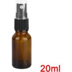 Jinlin Shop B 20ML Tarzı ml Mini Taşınabilir Püskürtme Şişesi Boş Amber Cam Şişeler Esansiyel Yağ Sprey Konteyner Kılıf Dolum Seyahat Şişesi (Yurt Dışından) - Renkli