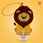 Jinlin Shop B B Tarzı 1 Pc Taşınabilir Karikatür Silikon Mini El Dezenfektan Tutacağı Seyahat Güvenli Jel Boş Şişe Askılı Sıvı Sabun Dağıtıcı Konteynerler (Yurt Dışından) - Renkli