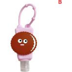 Jinlin Shop B B Tarzı Yeni Ute Silikon Mini El Dezenfektanı El Jeli Tutucu Taşınabilir Güvenli Jel Tutucu Seyahat Şampuan Sabun Dağıtıcı Şişe 30ML (Yurt Dışından) - Renkli