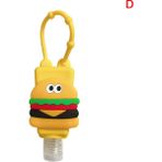Jinlin Shop B D Stili Yeni Ute Silikon Mini El Dezenfektanı El Jeli Tutucu Taşınabilir Güvenli Jel Tutucu Seyahat Şampuan Sabun Dağıtıcı Şişe 30ML (Yurt Dışından) - Renkli