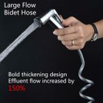 Jinlin Shop B Ev Plastik Yay Esnek Çekilebilir Hortum Duş Başlığı Tuvalet Bidet Duş Su Borusu Banyo Aksesuarları (Yurt Dışından) - Batarya ve Musluk Grubu