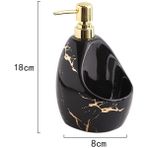 Jinlin Shop B Fildişi Tarzı Diğer Çok Fonksiyonlu Kuzey Seramik Banyo Aksesuarları El Dezenfektanı Dispenser Şişeler Şampuan Duş Jeli Şişesi Sabun Tutucu (Yurt Dışından) - Renkli