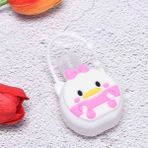 Jinlin Shop B H Tarzı 30ML Ayak Izi Noel Cadılar Bayramı Mini El Dezenfektanı Tutucu Seyahat Taşınabilir Güvenli Jel Tutucu Sıvı Sabun Dispenser Kaplar (Yurt Dışından) - Renkli