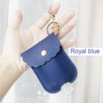 Jinlin Shop B Mavi Stil 30ML Yaratıcı Deri El Dezenfektanı Tutucu Anahtarlık Şişe Dolabilir Güvenli Jel Tekne Boş Şişe Kız Çocuklar El Dezenfektanı Şişesi (Yurt Dışından) - Renkli