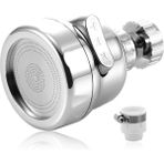 Jinlin Shop B No.5 Tarzı Mutfak Bataryası 360 Derece Ayarlanabilir Su Filtreli Musluk Başlığı Su Tasarrufu Nozulu Musluk Bağlantı Aparatı Duş Havalandırıcı (Yurt Dışından) - Beyaz
