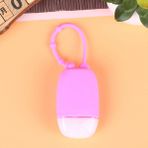 Jinlin Shop B Opk Stili Sevimli Silikon Mini El Dezenfektanı El Jeli Tutucu Taşınabilir Güvenli Jel Tutucu Seyahat Şampuan Sabun Dağıtıcı Şişe (Yurt Dışından) - Renkli